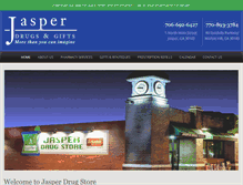 Tablet Screenshot of jasperdrugs.com